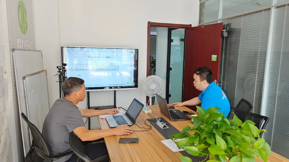 Echipa Debabrother conduce discuții aprofundate despre soluția personalizată de construcție a fermei de porci pentru clientul din Africa de Sud
